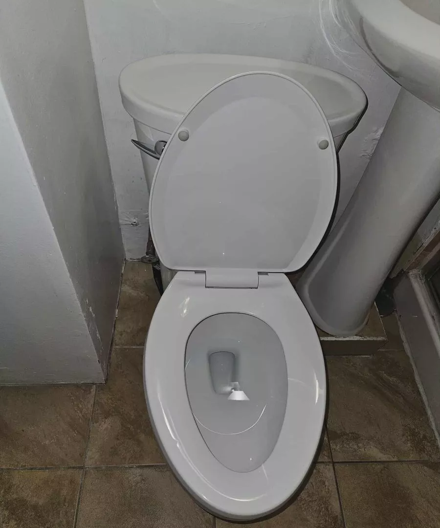 Sanitized and shining bathroom after deep cleaning in Chicago